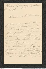 k.k. naturhistorisches Hofmuseum, Intendanzakten 1885-1896 (Hauer), Aktenzahl Z.269/1893, Seite 2
